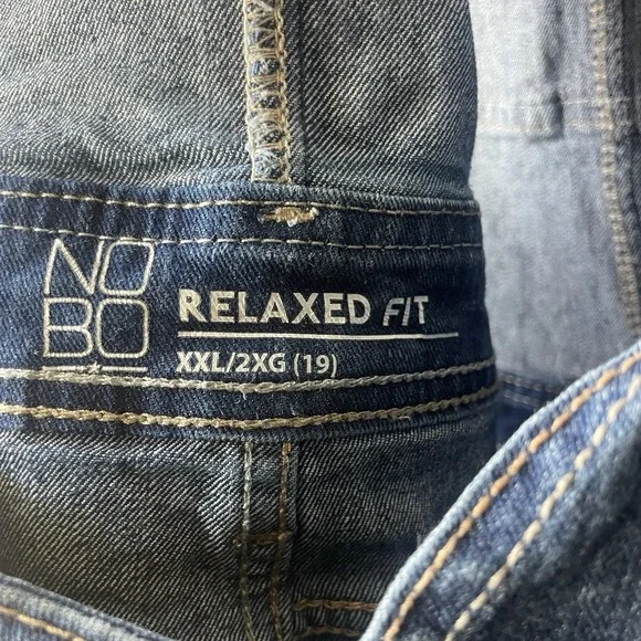 No Boundaries  Blue Jeans Denim‎ Overalls Women's Size 2XL XXL (19) - Picture 3 of 4
